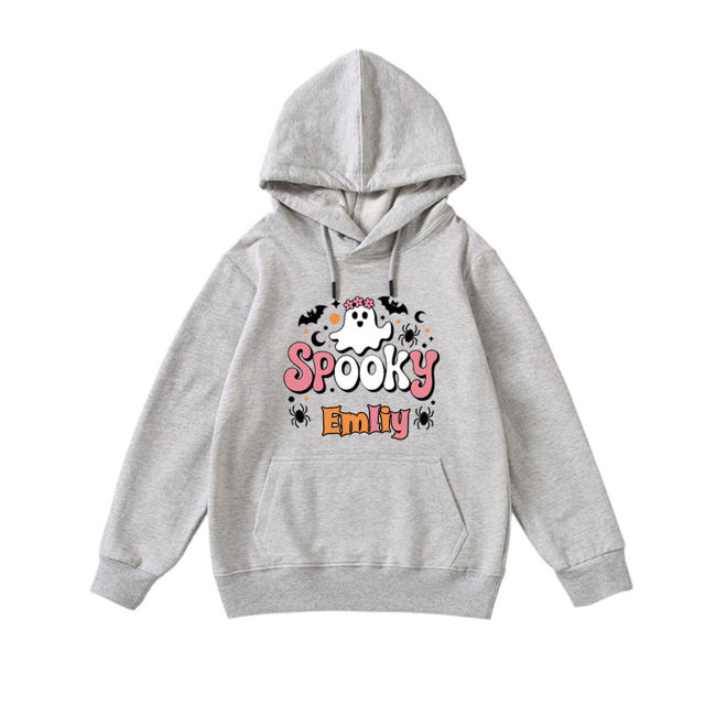 Picture of Custom Kids Halloween Theme Hoodie - Personalized Children Long Sleeve Sweatshirt