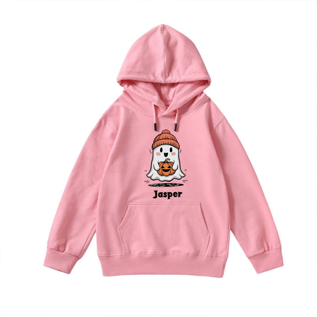 Picture of Custom Kids Halloween Hoodie - Personalized Children Long Sleeve Sweatshirt - Happy Halloween