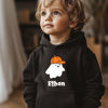 Picture of Custom Kids Halloween Hoodie - My Little Ghost -Personalized Children Long Sleeve Unisex Sweatshirt