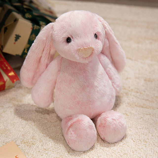 Picture of Custom Embroidered Plush Rabbit - Custom Name Plush Toy Rabbit - Personalized Cozy Bunny Gift for Kids