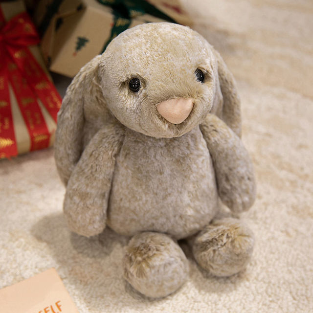 Picture of Custom Embroidered Plush Rabbit - Custom Name Plush Toy Rabbit - Personalized Cozy Bunny Gift for Kids