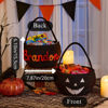 Picture of Personalized Halloween Trick or Treat Basket for Kids - Custom Embroidered Halloween Candy Basket