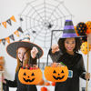 Picture of Personalized Halloween Trick or Treat Basket for Kids - Custom Embroidered Halloween Candy Basket