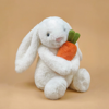 Picture of Personalized Bunny Plush Toy – Custom Name Embroidery on Ear – Cute Carrot Rabbit Stuffed Animal Gift