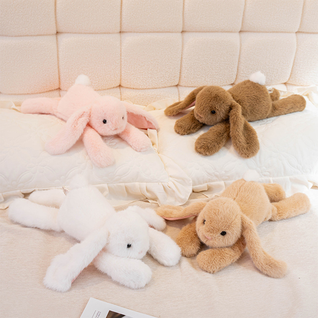 Picture of Personalized Bunny Plush Toy – Custom Name Embroidery on Ears – Soft Comfort Stuffed Animal Gift for Baby, Kids & Special Occasions