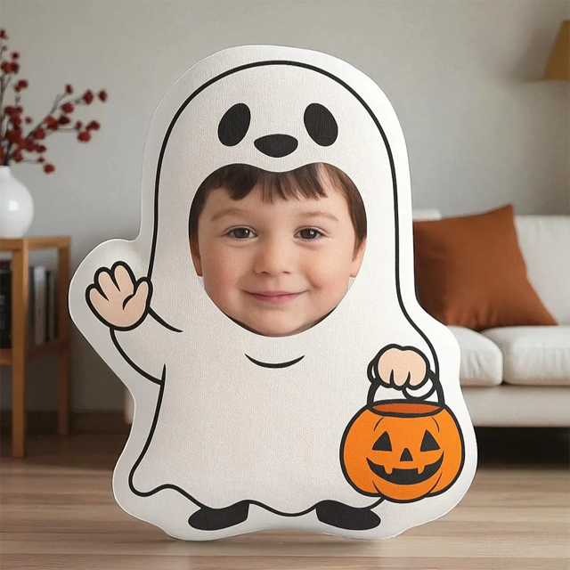 Picture of Custom Halloween Ghost Face Pillow