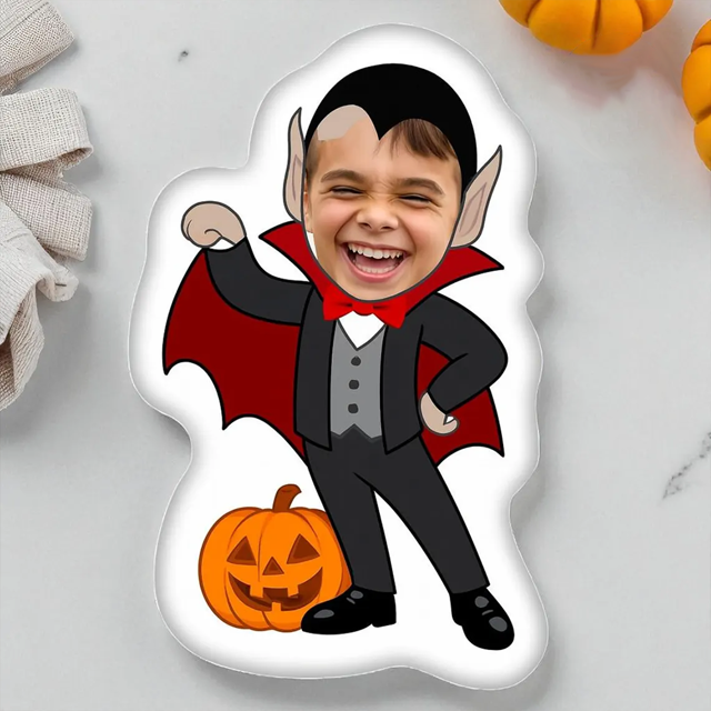 Picture of Custom Halloween Bat Face Pillow