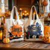 Picture of Custom Halloween Trick or Treat Bag - Personalized Canvas Bag for Halloween for Kids