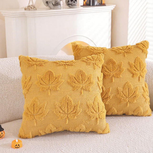 Picture of Halloween Maple Leaf Pillowcase