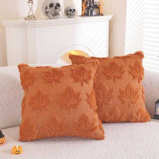 Picture of Halloween Maple Leaf Pillowcase