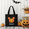Picture of Custom Halloween Trick or Treat Bag - Personalized Halloween Canvas Bag with Name