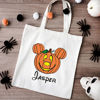 Picture of Custom Halloween Trick or Treat Bag - Personalized Halloween Canvas Bag with Name