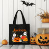 Picture of Custom Halloween Trick or Treat Canvas Bag - Personalized Canvas Bag with Name for Halloween
