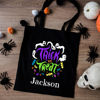 Picture of Custom Halloween Trick or Treat Canvas Bag - Personalized Canvas Bag with Name for Halloween Season