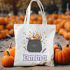 Picture of Custom Halloween Trick or Treat Canvas Bag - Personalized Canvas Bag with Name for Boys and Girls