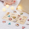 Picture of Personalized Wooden Name Puzzle - Custom Toy Gift for Baby and Kids - Custom Name Puzzle for Toddlers - 1st Birthday Gift for Your Baby Girl