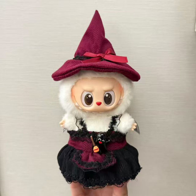 Picture of Custom Halloween Labubu Clothing Sets - Little Witch Set - Doll and Shoes Not Included