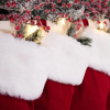 Picture of Custom Christmas Stockings - Personalized Red Plush Christmas Stockings - Custom Name Christmas Stockings