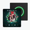 Picture of Custom Christmas Music Photo Fridge Magnet - Personalised Spotify Plaque Magnet - Music Fridge Magnet - Bluetooth Supported
