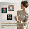Picture of Custom Christmas Music Photo Fridge Magnet - Personalised Spotify Plaque Magnet - Bluetooth Supported - Couple's First Christmas