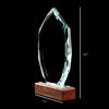 Picture of Diamond Crystal Award – Personalized Engraved Glass Plaques for Corporate Recognition, Employee Achievement & Retirement Gifts