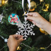 Picture of Personalized Photo Projection Crystal Christmas Ornaments - Christmas Gift