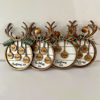 Picture of Personalized Wooden Christmas Ornaments - Family Christmas Ornament with Names - Circle Shaped Christmas Ornament