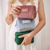 Picture of Custom Velvet Toiletry Bag for Women - Personalized bridesmaid Gifts - Travel  Wash Bag For Women - Christmas Gift