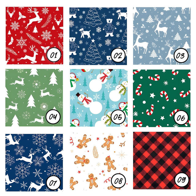 Picture of Custom Christmas Pajama Pants - Personalised Pajama bottoms with Faces and Patterns