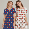 Picture of Custom Photo Nightdress – Personalized Face Sleepwear - Heart Nightdress