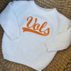 Picture of Personalized Embroidered Name Sweater for Kids - Custom Knitted Embroidery Sweater for Toddler & Baby
