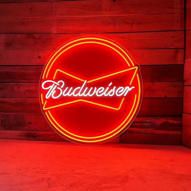 Picture of Custom Logo Neon Sign - Custom Business Logo UV Printed Neon Design - Personalized LED Logo Sign for Company Wall Decor, Shop, Bar, Nails Beauty and Business Events Decor Party