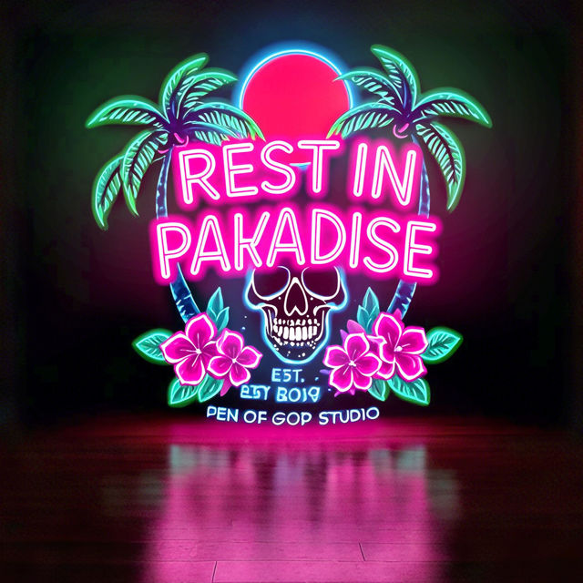 Picture of Custom Logo Neon Sign - Custom Business Logo UV Printed Neon Design - Personalized LED Logo Sign for Company Wall Decor, Shop, Bar, Nails Beauty and Business Events Decor Party