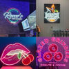 Picture of Custom Logo Neon Sign - Custom Business Logo UV Printed Neon Design - Personalized LED Logo Sign for Company Wall Decor, Shop, Bar, Nails Beauty and Business Events Decor Party