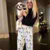 Picture of Custom Pajama Pants with Pets Face and Name - Personalised Pajama bottoms with Faces