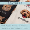 Picture of Custom Pajama Pants with Pets Face and Name - Personalised Pajama bottoms with Faces
