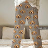 Picture of Custom Pajama Pants with Pets Face and Name - Personalised Pajama bottoms with Faces