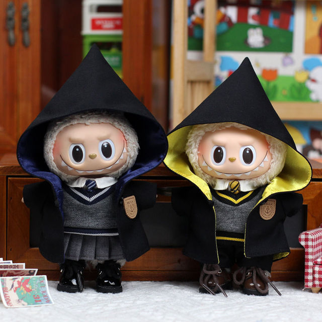 Picture of Hogwarts scaled-down school uniform series - labubu exclusive standing and sitting sizes - Labubu Clothing Set - Doll and Shoes Not Included