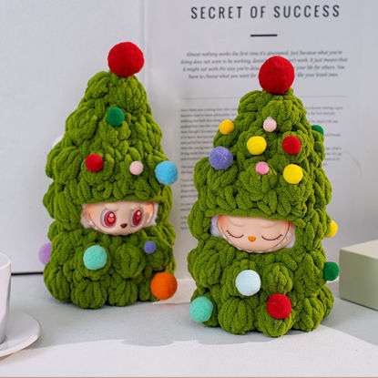 Picture of Labubu Baby Clothing - Hand-Knitted Christmas Tree Style