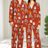 Picture of Custom Pajamas - Custom Christmas Photo Pajamas - Red Christmas Pajamas