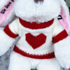 Picture of Customized Rabbit Toy - Custom Embroidered Name Plush Rabbit - Personalized Comfort Rabbit for Kids Gift