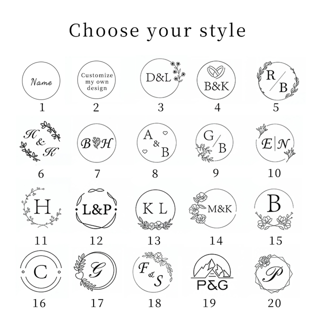 Picture of Custom Stamps - Custom Wax Seals - Custom Logo Wax Seals