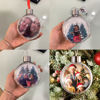 Picture of Custom Photo Christmas Tree Ornament -  Christmas Ball Ornament - Xmas Home Decor