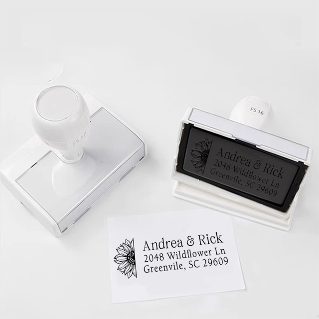 Picture of Custom Stamps - Personalized Message Stamps - Custom Address Stamps