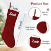 Picture of Custom Embroidered Christmas Stocking - Name Embroidered Stocking - Christmas Decor