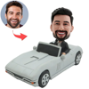 Picture of Custom Bobbleheads: Driving Dad | Personalized Bobbleheads for the Special Someone as a Unique Gift Idea