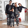 Picture of Family Christmas Pajama Sets - Navy Blue Long Sleeves Pajamas - Sparkle Tree