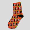 Picture of Custom Christmas Photo Socks with Lovely Santa Hat - Christmas Gift for Family
