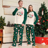 Picture of Family Christmas Pajama Sets - Long Sleeves Pajamas - Green with Santa