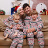 Picture of Family Christmas Pajama Sets - Christmas Pattern Long Sleeves Pajamas